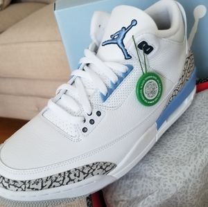 Jordan's #3 UNC blue size 12